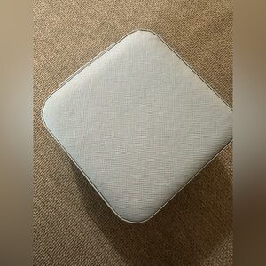 Light blue travel jewelry organizer